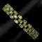 Natural Top Rich Green Peridot 154.33 Ct Bracelet