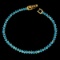 Natural Brzail Blue Rare Apatite Bracelet