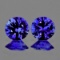 Natural Premium Violet Blue Sapphire Pair Untreated -FL