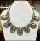 Tibet Hand Made Turquoise & Coral Necklace