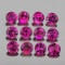 Natural Raspberry Red Pink Rhodolite Garnet 12 Pcs - FL