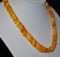 Antique Natural Butterscotch Egg Yolk Amber Necklace
