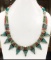 Tibet Hand Made Turquoise & Coral Necklace