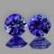 Natural Premium Violet Blue Sapphire Pair Untreated -FL