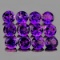 Ntural  Purple Amethyst Natural 12 Pcs{Flawless-VVS1}