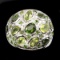 Natural Green Peridot & Chrome Diopside Ring