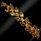 Natural 8x4mm Yellow Citrine 71.41 Ct Bracelet