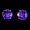 Natural Unheated Round Amethyst 10 MM Earrings