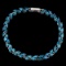 Natural Rare Brazil Neon Blue Apatite Bracelet