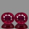 Natural AAA Fire Red Mozambique Ruby Pair