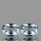 Natural Light Sky Blue Aquamarine Pair 8x5 MM - FL