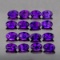 Natural AAA Purple Amethyst 16 Pcs {Flawless-VVS1}