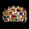 Natural  Fancy Colors Sapphire 57.98 Ct Ring