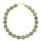 Natural Columbian Green Emerald Black Spinel Bracelet
