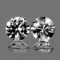 Natural Cambodian White Zircon Pair{Flawless-VVS1}