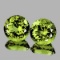 NATURAL AAA Green Yellow Mali Garnet Pair - FL