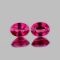 NATURAL HOT PINK BURMA SAPPHIRE PAIR - VVS