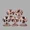 Natural Peach Pink Morganite 5 Pcs[Flawless-VVS]