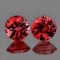 Natural Rhodolite Garnet Pair {Flawless-VVS}