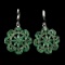Natural  Marquise Zambian Green Emerald Earrings