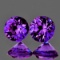Natural Grape Purple Sapphire Pair [Flawless-VVS]