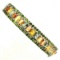 Natural Sapphire &  Chrome Diopside 96 Carats Bangle