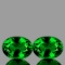 Natural Green Tsavorite Garnet Pair{Flawless-VVS}