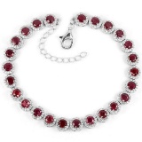 Natural Pigeon Blood Red Ruby Bracelet