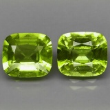 Natural Green Peridot Pair 5.01 Ct. - Untreated