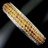 Natural  Orange Sapphire 150 Carats Bangle