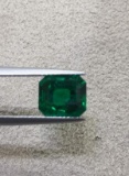 Natural Vivid Green Columbian Emerald 3.32 Cts - GRS