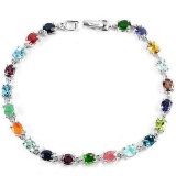 Natural EMERALD RUBY SAPPHIRE Bracelet