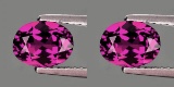 Natural Pinkish Purple Rhodolite Garnet Pair 7x5 MM