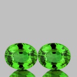 Natural AAA Tsavorite Garnet Pair{Flawless-VVS}