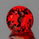 Natural AAA Orange Red Sapphire {Flawless-VVS}