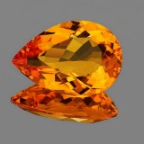 Natural Golden Orange Citrine 16x11 MM [Flawless-VVS]