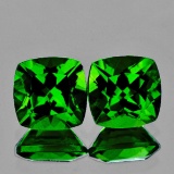 Natural AAA Chrome Green Diopside Pair {Flawless-VVS}