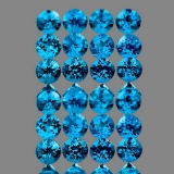 Natural Intense Brazil Paraiba Blue Apatite 30 Pcs
