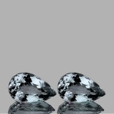 Natural Light Sky Blue Aquamarine Pair 11x7 MM