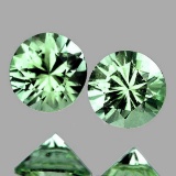 Natural Brilliant Green Sapphire Pair [Flawless-VVS1]