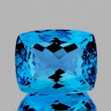NATURAL SWISS BLUE TOPAZ 37.02 Ct [FLAWLESS]