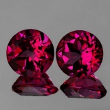 NATURAL DARK PINK MYSTIC TOPAZ Pair [IF-VVS]