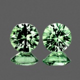 Natural AAA Ceylon Green Sapphire Pair[Flawless-VVS]