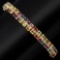 Natural Fancy Colors Sapphire 99.32 Ct Bracelet