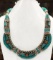 Tibet Hand Made Natural Turquoise & Coral Necklace