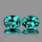 Natural Paraiba Green Blue Apatite Pair - FL