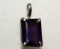 Natural Purple Amethyst Pendant