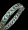 Natural Untreated Colombian Emerald Bangle