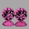 Natural  Untreated AAA Pink Sapphire Pair - FL