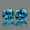 Natural Sky Blue Topaz Pair 8.00 MM[Flawless-VVS]